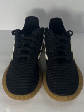 Adidas Sobakov Men's US 10 AQ1135 Black Running Athletic Workout Shoes Sneakers
